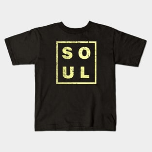 SOUL MUSIC MINIMAL Kids T-Shirt